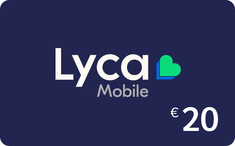 Lycamobile €20 (= €40)