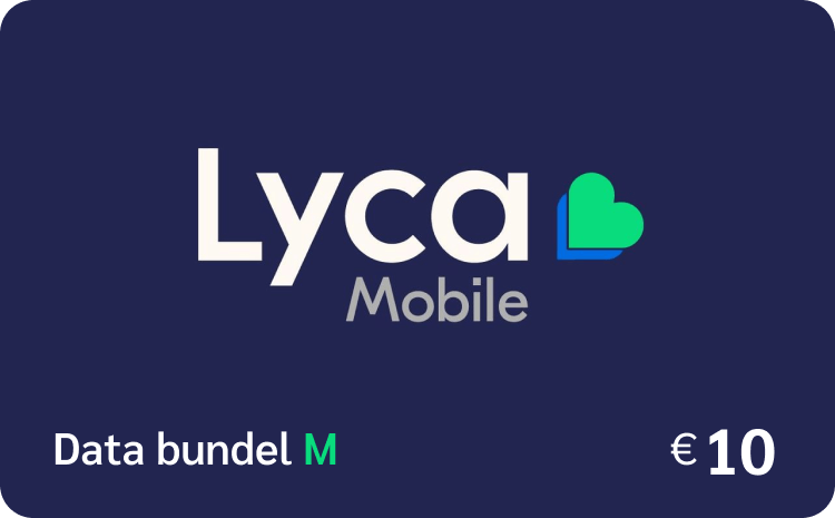 Lycamobile Data M €10,00 = 1 GB