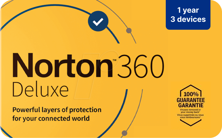 Norton 360 Deluxe  - 1 jaar